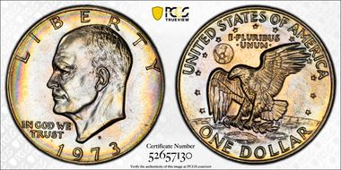 1973-D $1 MS66