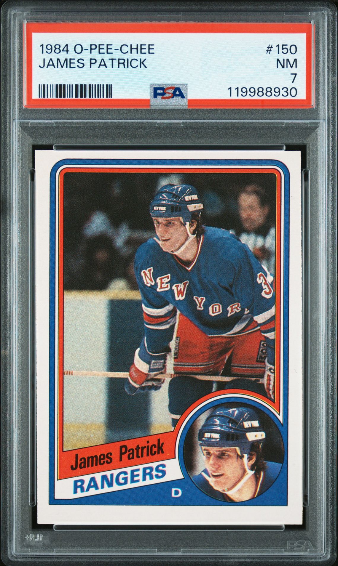 1984 O-Pee-Chee O-PEE-CHEE #150 James Patrick front