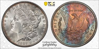 1887/6 $1 MS66