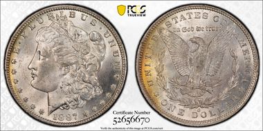 1887/6-O $1 MS64