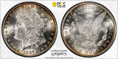 1887-S $1 MS66