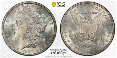 1888 $1 MS67