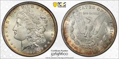 1880-O $1 MS65