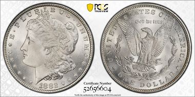 1882 $1 MS67
