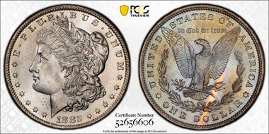 1882-O $1 MS66
