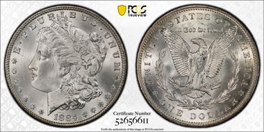 1884 $1 MS67