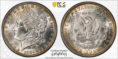 1884-O $1 MS67