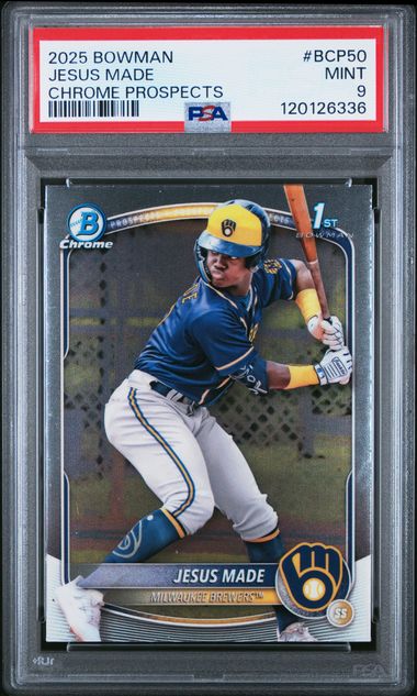 2025 Bowman Bowman Chrome Prospects #BCP50 Jesus Made front