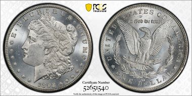 1892-CC $1 MS65