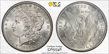 1900-S $1 MS66