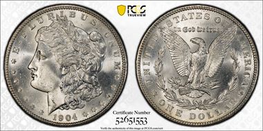 1904 $1 MS66