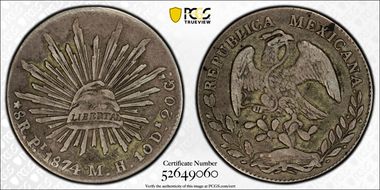 1874-Pi MH 8 R Pi60 VF25