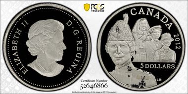 2012 $5 Georgina Pope PR70DCAM