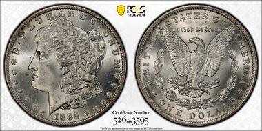 1885-O $1 MS65