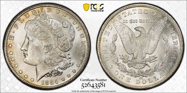 1884-CC $1 MS64