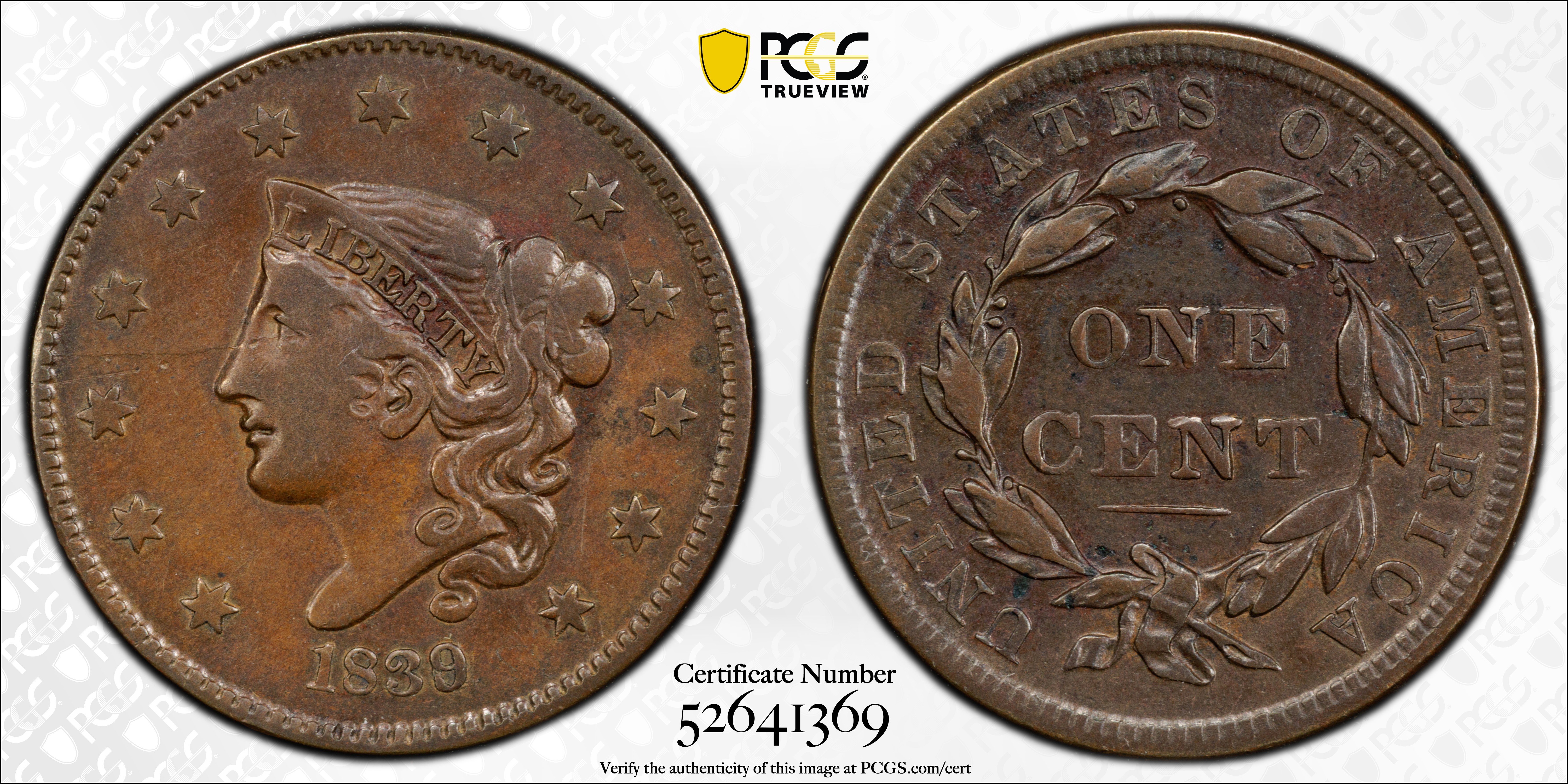 ckro様確認用 PCGS Certificate Verification Coin Details for Cert #52641369