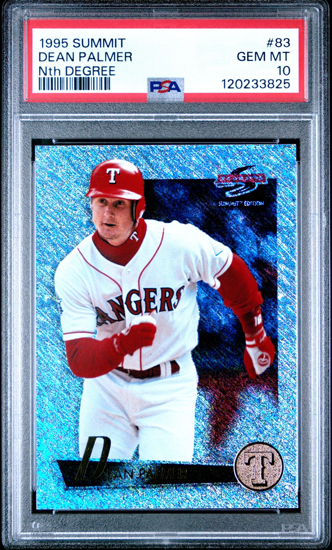 1995 SUMMIT NTH DEGREE #83 Dean Palmer front