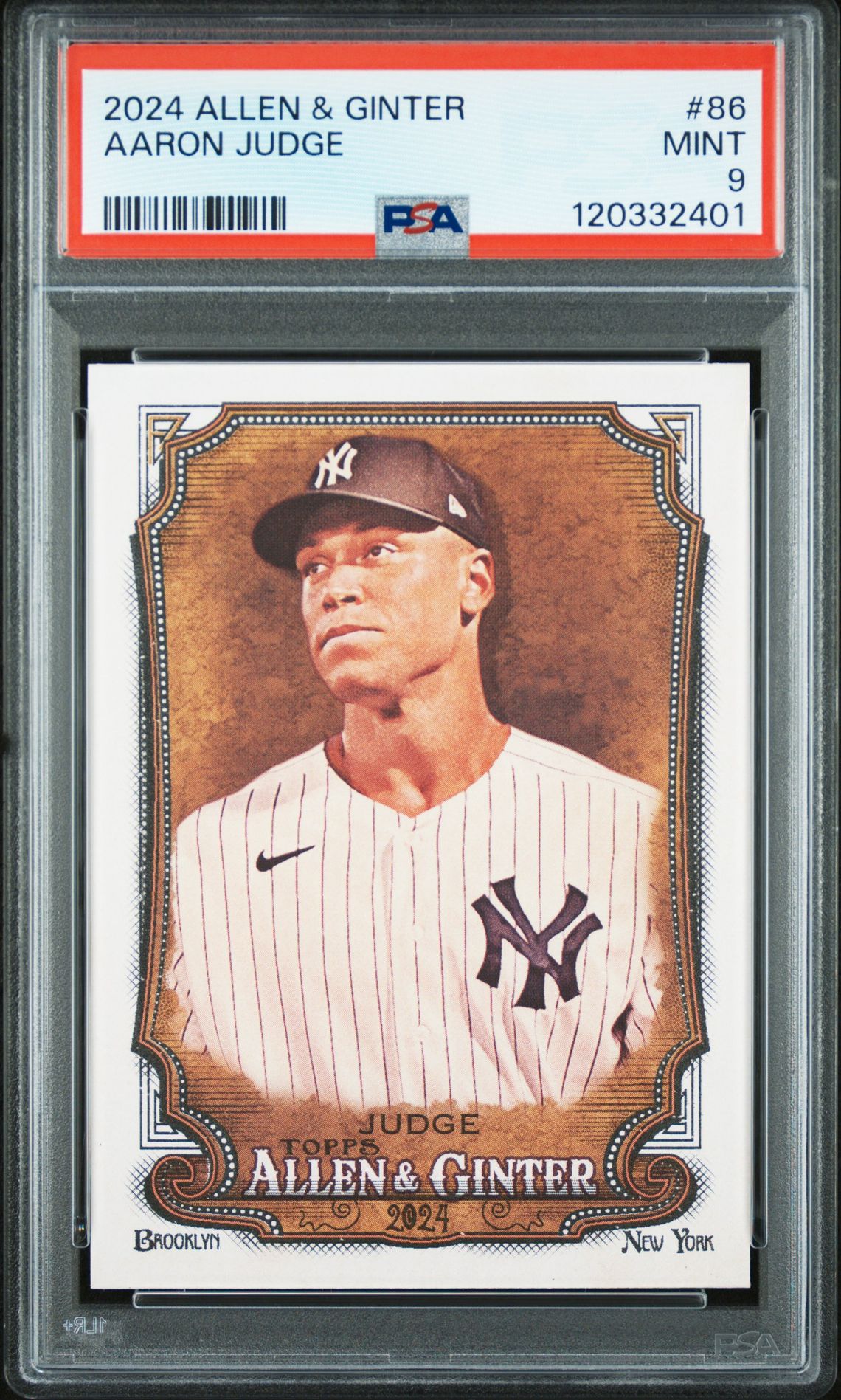 2024 Topps Allen & Ginter Aaron Judge #86 Mint 9 front