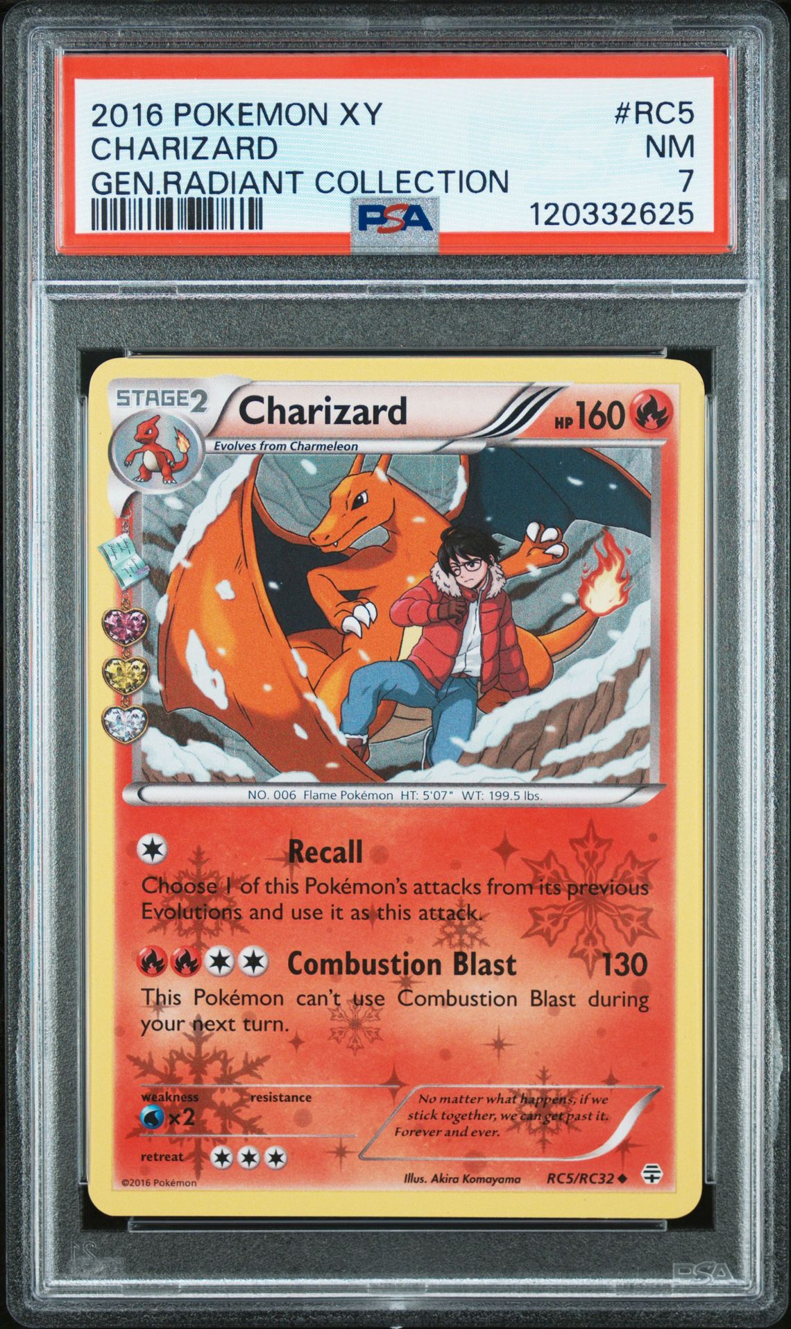 2016 Pokemon Xy Generations Radiant Collection Charizard #Rc5 (Gen.radiant Collection) Nm 7 front