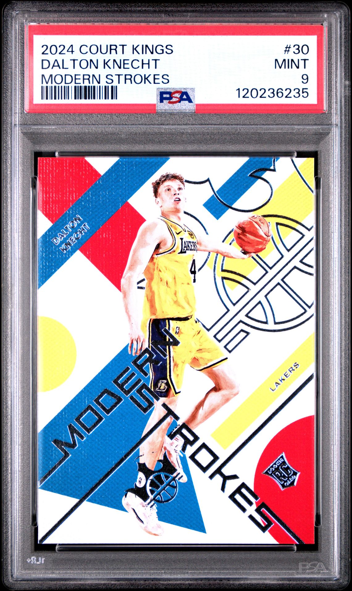 2024 Panini Court Kings Modern Strokes Dalton Knecht #30 Mint 9 front