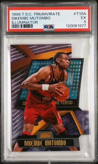 1998 Topps Stadium Club #T10A Dikembe Mutombo front