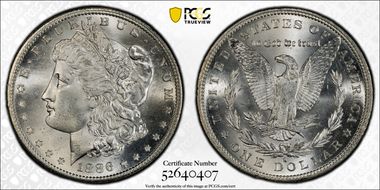 1886-S $1 MS66