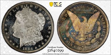 1884-O $1 MS64DMPL