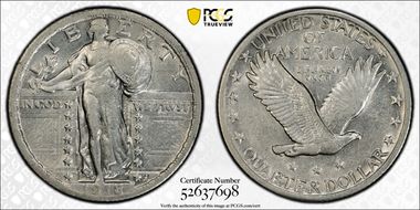 1918 25C XF40
