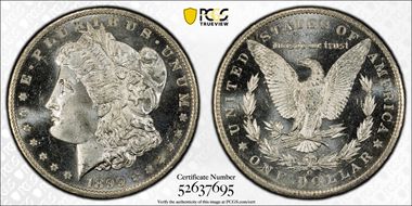 1899-O $1 MS65+ DMPL