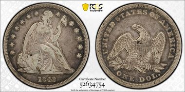 1842 $1 F15