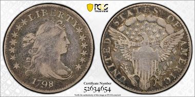 1798/7 10C JR-1 VF30