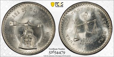 1978-Mo Onza KM-M49b.1 Type 1 MS64