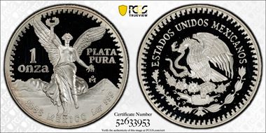 1988-Mo Onza Libertad Ag PR69DCAM