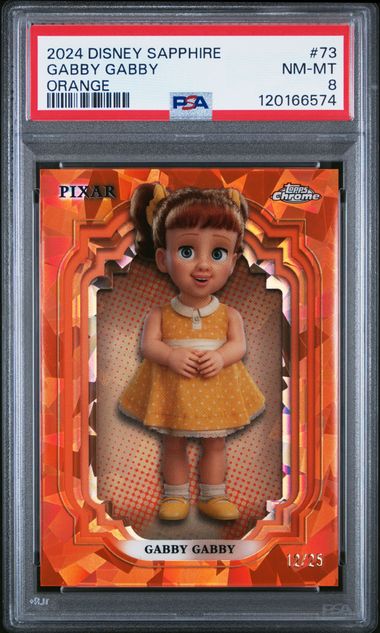 2024 Topps Topps Chrome Sapphire #73 Orange Gabby front