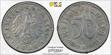 1940-J 50 Pfg J-372 XF45