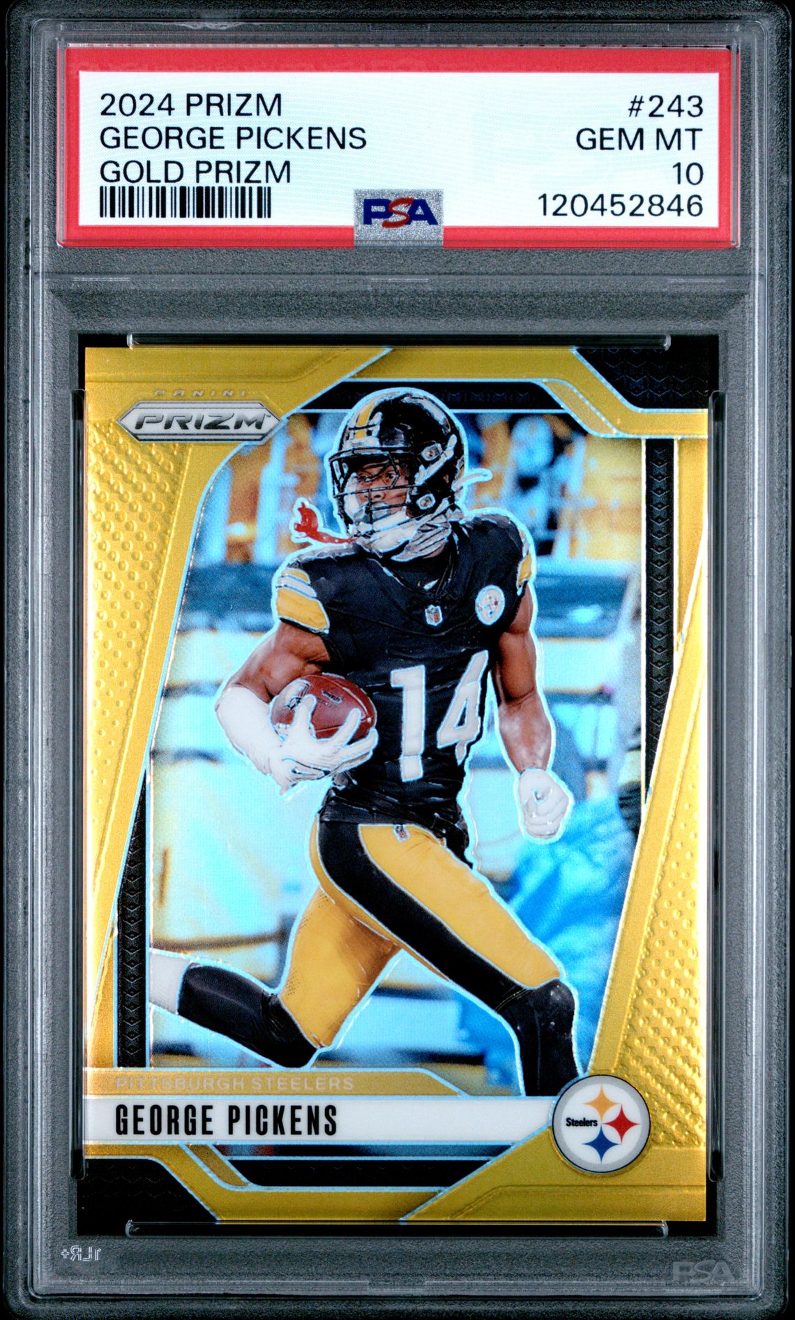 2024 Panini PANINI PRIZM GOLD PRIZM #243 George Pickens front