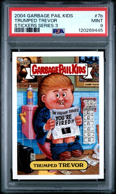 2004 Topps Garbage Pail Kids #7B Trumped Trevor front