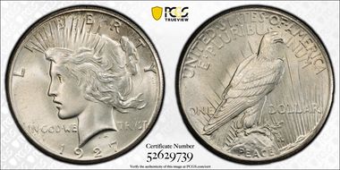 1927 $1 MS66