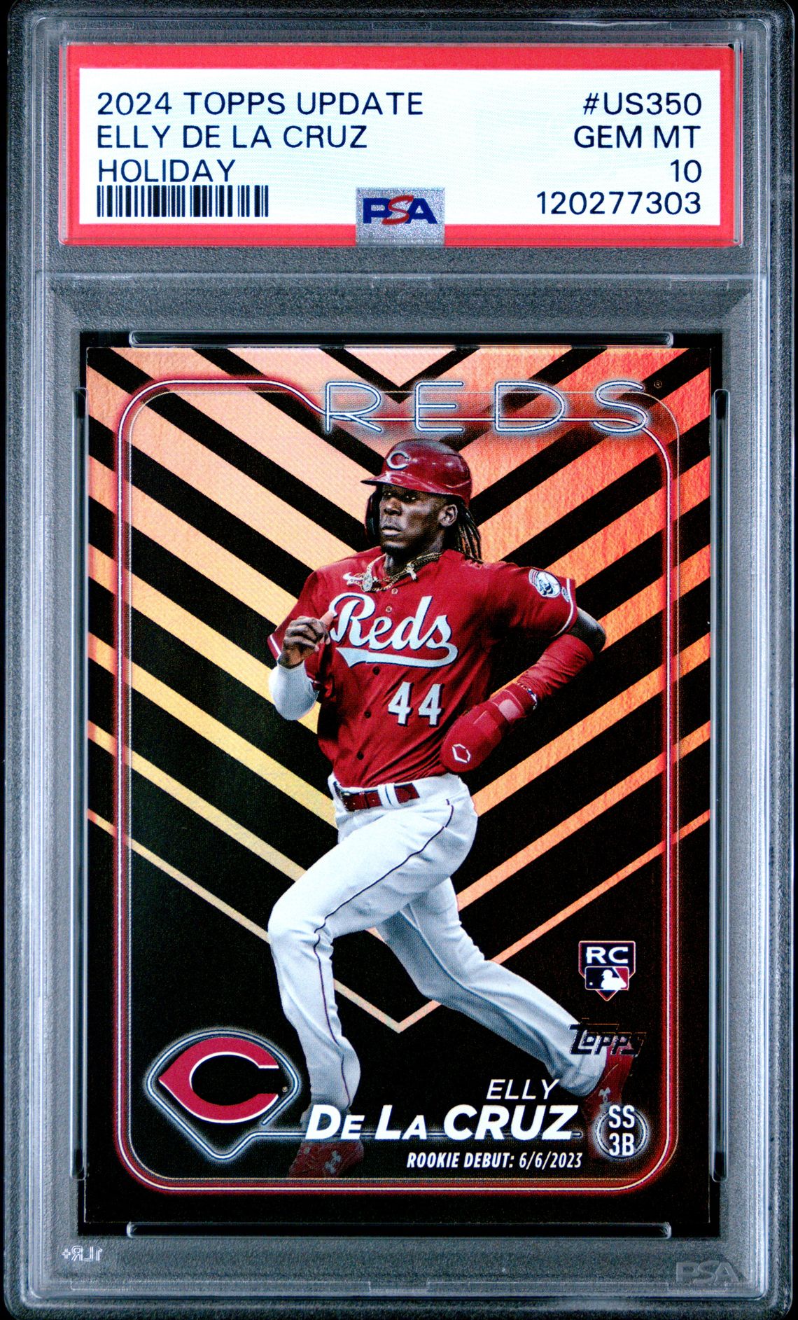 2024 Topps TOPPS UPDATE HOLIDAY #US350 Elly De La Cruz front