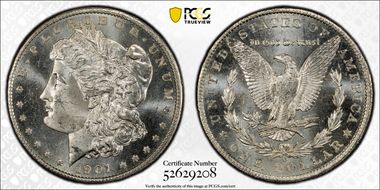 1901-O $1 MS66PL