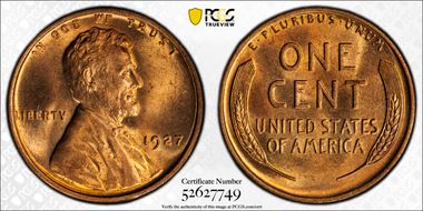 1927 1C MS64RD
