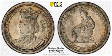 1893 25C Isabella MS65