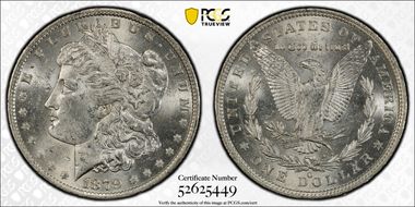 1879-O $1 MS62