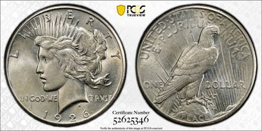 1926 $1 AU55
