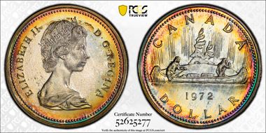 1972 S$1 Voyageur Ag SP68