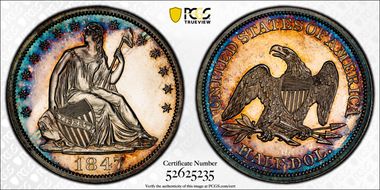 1847 50C PR63