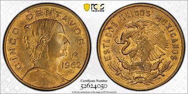 1962-Mo 5C KM-426 Brass MS63