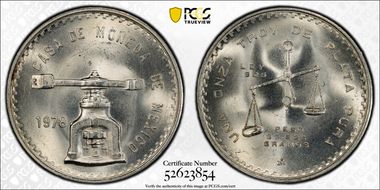 1978-Mo Onza Type 1 MS66