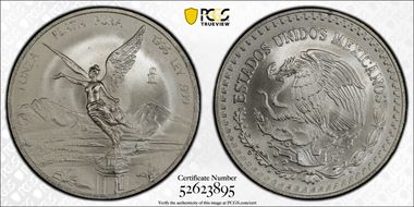 1996-Mo Onza Libertad Ag MS67