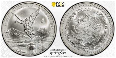 1996-Mo Onza Libertad Ag MS68